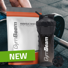 GymBeam Anabolic Whey fehérje - GymBeam + shaker 2500 g chocolate vitamin és táplálékkiegészítő
