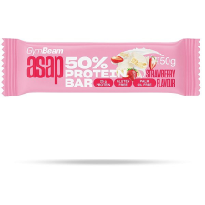 GymBeam ASAP 50% Protein Bar, eper, 50 g vitamin és táplálékkiegészítő