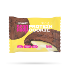 GymBeam ASAP Protein Cookie 10 x 70 g banán vitamin és táplálékkiegészítő