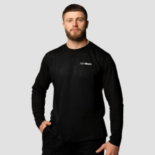 GymBeam Basic hosszú ujjú férfi póló Black XXL férfi póló