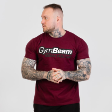 GymBeam Beam póló Burgundy XXXL férfi póló