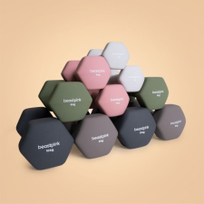 GymBeam BeastPink Hex neoprén egykezes súlyzó kézisúlyzó