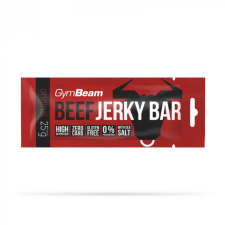 GymBeam Beef Jerky szárított marhahús szelet 25 x 25 g eredeti vitamin és táplálékkiegészítő