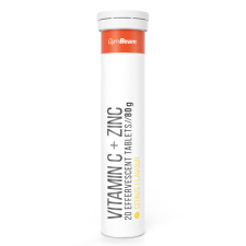 GymBeam C-vitamin + Cink pezsgőtabletta citrusgyümölcsök vitamin és táplálékkiegészítő