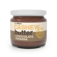 GymBeam Cashew butter with chocolate and banana 340 g csokoládé és édesség