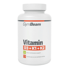 GymBeam D3+K1+K2 vitamin - 120 kapszula vitamin és táplálékkiegészítő