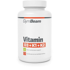 GymBeam D3+K1+K2 vitamin 60 kapszula vitamin és táplálékkiegészítő