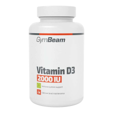 GymBeam D3-vitamin 2000 IU - 120 kapszula - GymBeam vitamin és táplálékkiegészítő