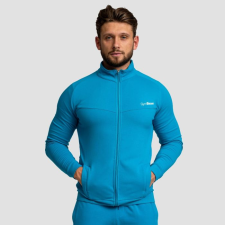 GymBeam Limitless cipzáras pulóver Aquamarine M férfi pulóver, kardigán