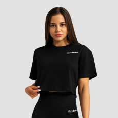 GymBeam Limitless női Cropped póló Black XS