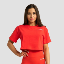 GymBeam Limitless női Cropped póló Hot Red L női póló