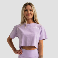 GymBeam Limitless női Cropped póló Lavender L női póló