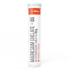 GymBeam Magnézium-kelát + B6 pezsgőtabletta narancs vitamin és táplálékkiegészítő