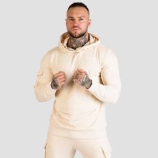 GymBeam Men‘s TRN Hoodie Sand L