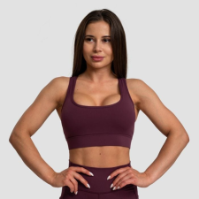 GymBeam Mesh Panel Eggplant sportmelltartó női edzőruha