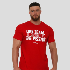 GymBeam One Team póló Red S férfi póló