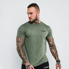 GymBeam Póló Basic Heather Military XL férfi póló