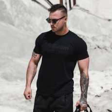 GymBeam Póló Beyond Limits Black Black XL