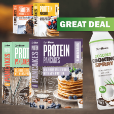 GymBeam Protein Pancake Mix - GymBeam + Coconut Cooking Spray 500 g chocolate reform élelmiszer