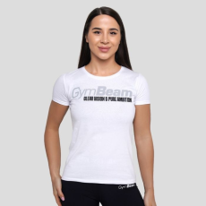 GymBeam Pure Ambition női póló White L