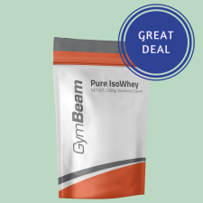 GymBeam Pure IsoWhey fehérje - GymBeam 2500 g strawberry cream vitamin és táplálékkiegészítő