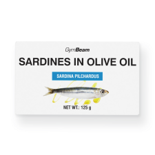 GymBeam Sardines in olive oil 125 g reform élelmiszer
