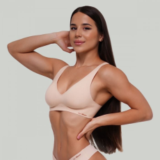 GymBeam Seamless Bra Beige