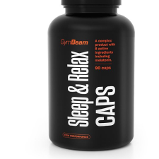 GymBeam Sleep + Relax CAPS, 90 kapszula vitamin és táplálékkiegészítő