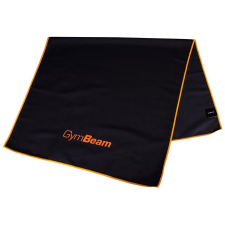GymBeam sport, gyorsan száradó, black/orange (8586022218491) lakástextília