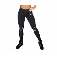 GymBeam Stripes Black női leggings - GymBeam XL