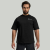 GymBeam STRIX Oversized póló Black XL