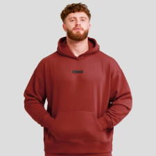 GymBeam Unstoppable kapucnis pulóver Red XXL férfi pulóver, kardigán