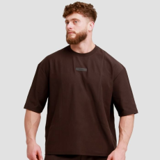 GymBeam Unstoppable oversized póló Brown XXL