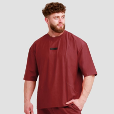 GymBeam Unstoppable oversized póló Red M férfi póló