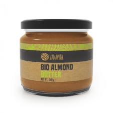 GymBeam VanaVita BIO Almond butter 8 x 340 g reform élelmiszer