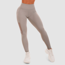 GymBeam Women‘s Leggings Mesh Panel grey L