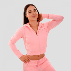 GymBeam Women‘s Zip-up Hoodie TRN pink