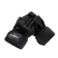 GymBeam Wrap fekete edzőkesztyű - GymBeam edzőkesztyű