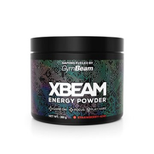 GymBeam XBEAM Energy Powder 360 g, strawberry kiwi vitamin és táplálékkiegészítő