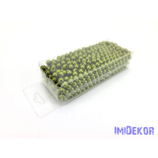  Gyöngy 6mm 85g - Olivazöld gyöngy