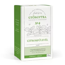 GYÖRGYTEA Györgytea Citromfűlevél 50g No.4 reform élelmiszer