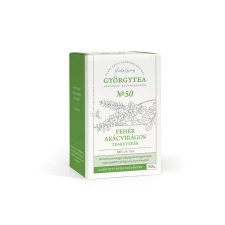 GYÖRGYTEA Györgytea Fehér akácvirágos teakeverék Reflux tea No.50 50g tea