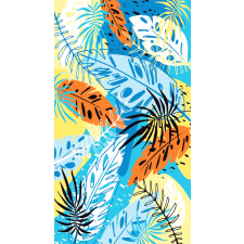  Gyorsan száradó strandtörölköző SUMMER FRESH 100x180 cm színes, 100% mikroszálas lakástextília