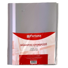 Gyorsfűző FORTUNA műanyag szürke 25 db/csomag lefűző