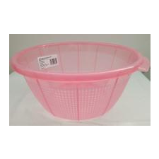  Gyümölcsmosó műanyag szita piros (316) konyhai eszköz