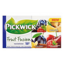  Gyümölcstea PICKWICK Fruit Fusion kék variációk eper-szilva-fahéj-citrom-gyömbér-erdei gyümölcs 20 filter/doboz tea