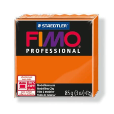 Gyurma, 85 g, égethető, FIMO "Professional", narancssárga gyurma