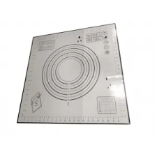  Gyúrólap 50*50 cm szilikon fekete/fehér szín T05035 konyhai eszköz
