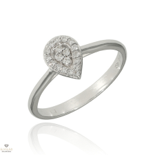 Gyűrű Bibigi fehér arany gyűrű 54-es méret - ANK0031B/54 gyűrű
