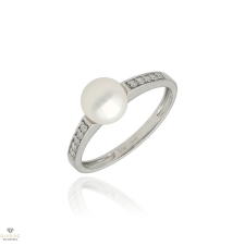 Gyűrű Frank Trautz fehér arany gyűrű 54-es méret - 1-02590-52-0395/54 gyűrű